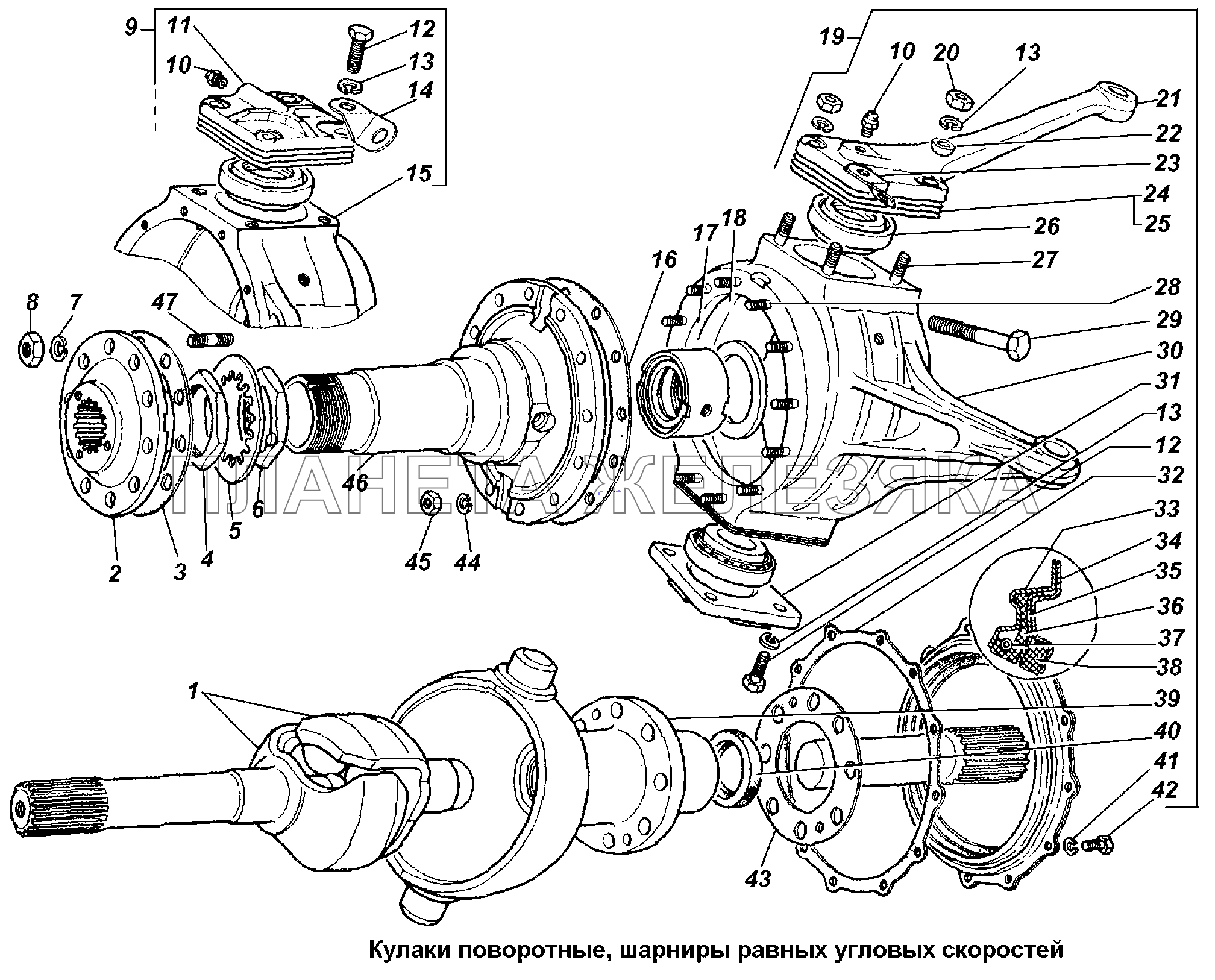 Устройство поворотного кулака уаз. Передний мост ГАЗ 3308 схема. Передний мост ГАЗ 3308. Поворотный кулак ГАЗ 3308. Передний мост ГАЗ 3308 Садко.