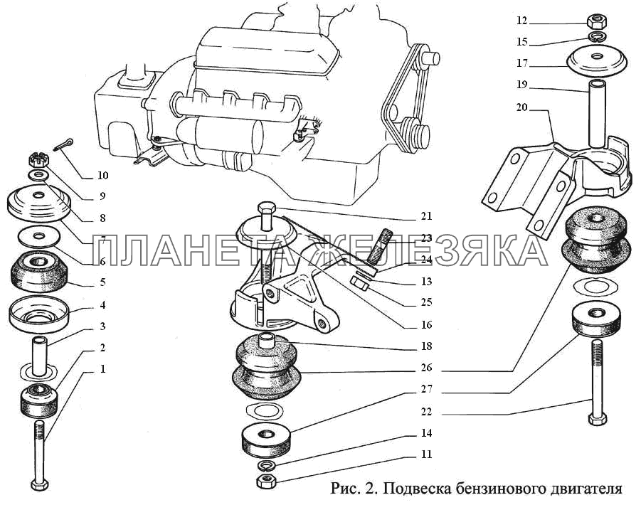 Купить двигатель ЗМЗ на ГАЗ , 5 ст КПП | Renival Двигатель ЗМЗ 513 на ГАЗ 3308, 33081 Садко 125 л.с. под 5ступенчатую КПП