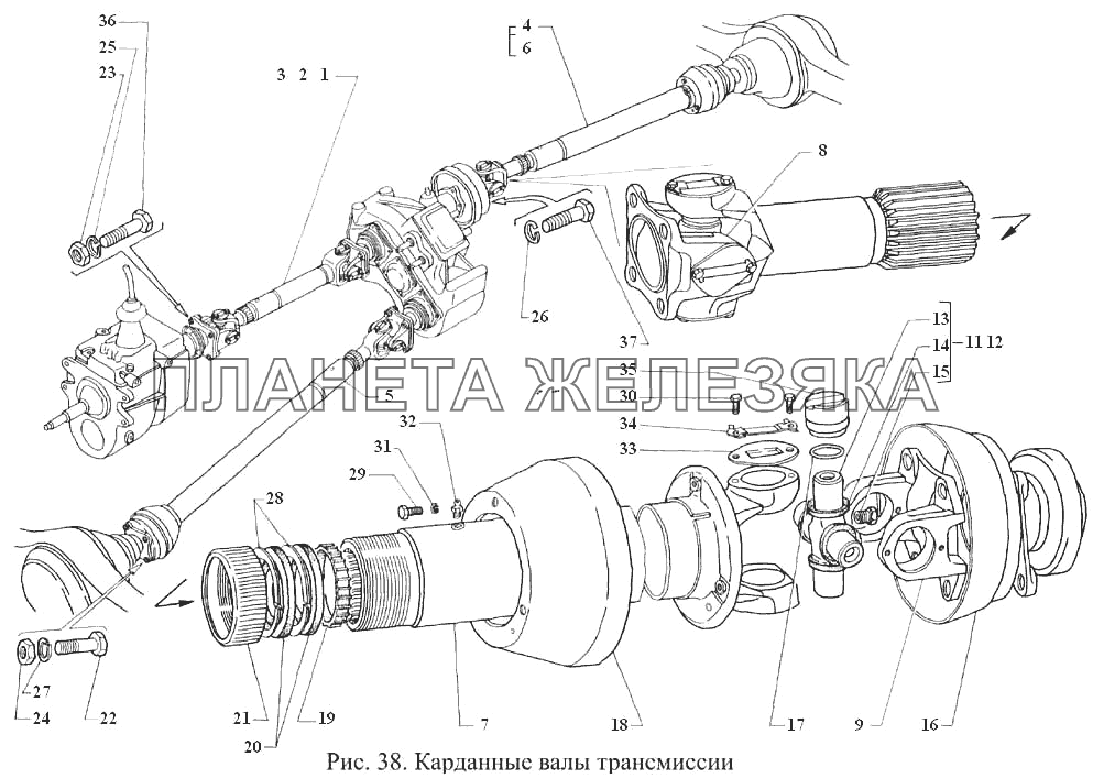 Поворотный кулак газ 66 схема