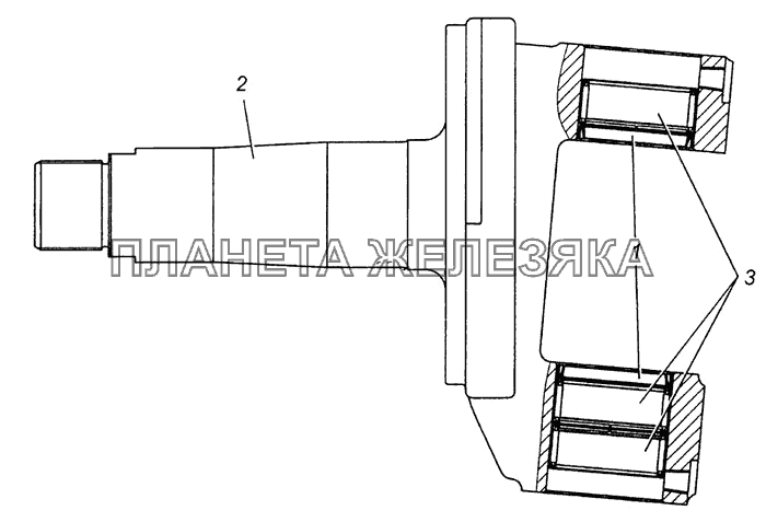 Схема сборки шкворня камаз 65115