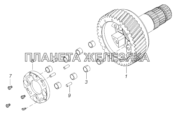 Крышка раздатки 2123