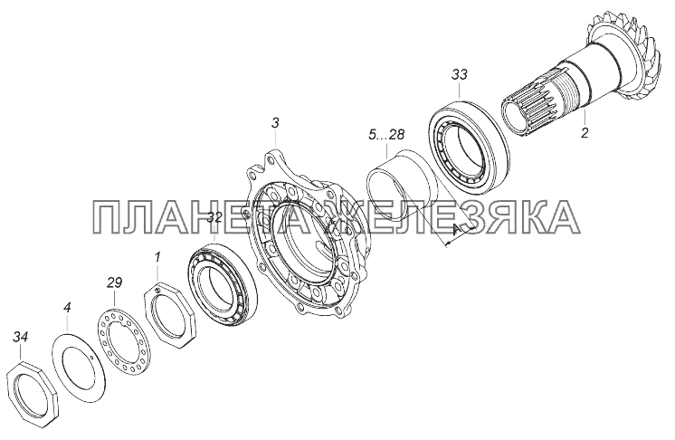 Редуктор камаз 43118 схема