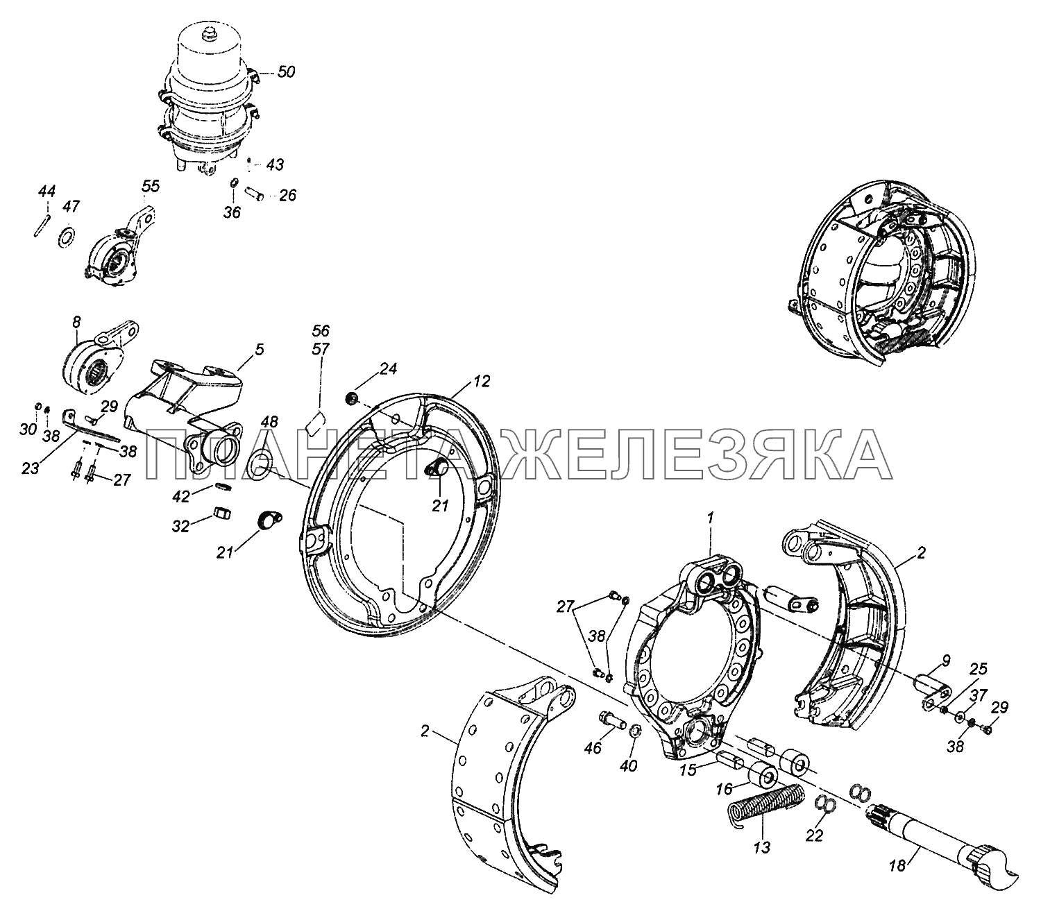 Схема сборки ступицы камаз 43114