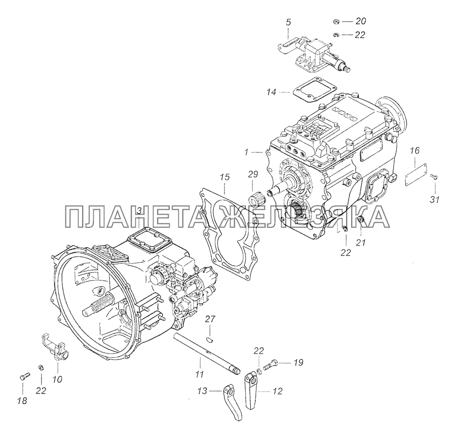 Коробка передач КамАЗ, , , , , Коробка передач КамАЗ-4310