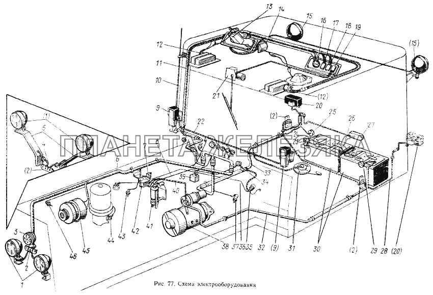 Проводка мтз большая кабина. Электрооборудование МТЗ 1221. Схема электропроводки трактора МТЗ 82 большая кабина. Электрооборудование МТЗ 80 малая кабина. Электрооборудование трактора МТЗ 80 82.