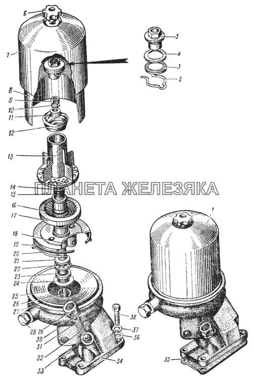 Центрифуга урал 4320 схема
