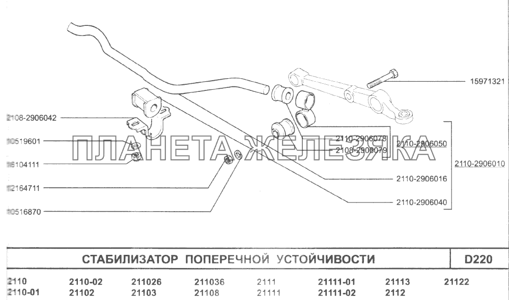 Схема подвески ваз 2110 передняя