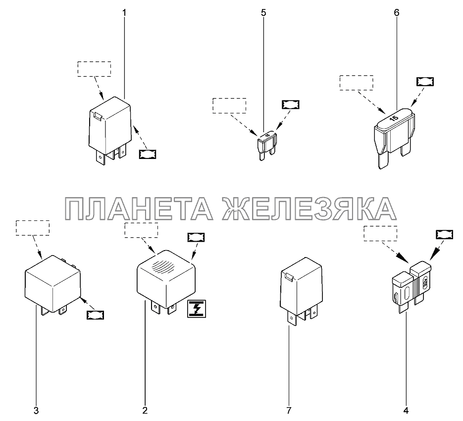 8200263342 реле схема
